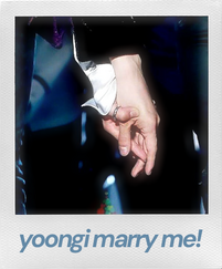 yoongi marry me!